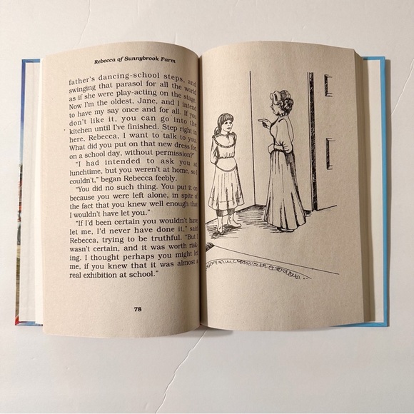 Rebecca of Sunnybrook Farm by Kate Douglass Wiggin Largeprint Hardcover - Picture 5 of 5